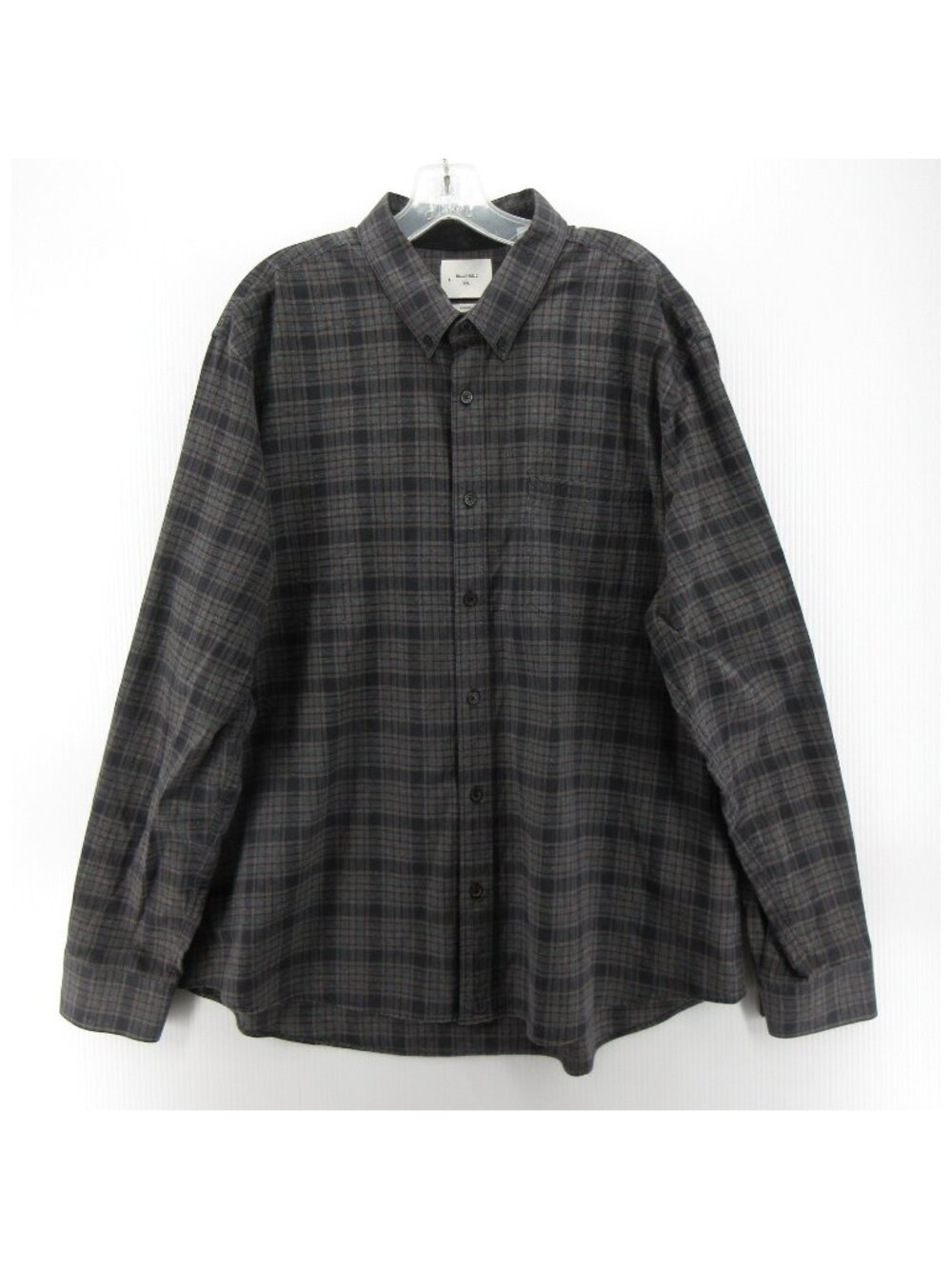 Billy Reid Shirt XXL Standard Plaid Button Down Preppy Pocket Woven